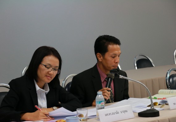 ภาพกิจกรรม หลักสูตรคณิตศาสตร์ จัดการตรวจประเมินคุณภาพภายในระดับหลักสูตรคณิตศาสตร์