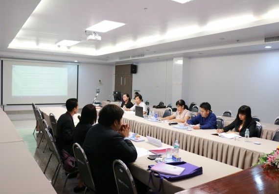 ภาพกิจกรรม หลักสูตรคณิตศาสตร์ จัดการตรวจประเมินคุณภาพภายในระดับหลักสูตรคณิตศาสตร์