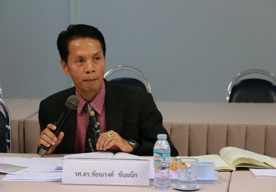 ภาพกิจกรรม หลักสูตรคณิตศาสตร์ จัดการตรวจประเมินคุณภาพภายในระดับหลักสูตรคณิตศาสตร์