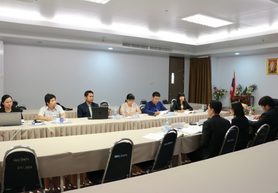 ภาพกิจกรรม หลักสูตรคณิตศาสตร์ จัดการตรวจประเมินคุณภาพภายในระดับหลักสูตรคณิตศาสตร์