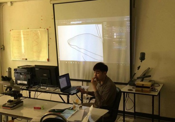 ภาพกิจกรรม โปรแกรมวิชาชีววิทยา จัดกิจกรรมการอบรมอนุกรมวิทยา