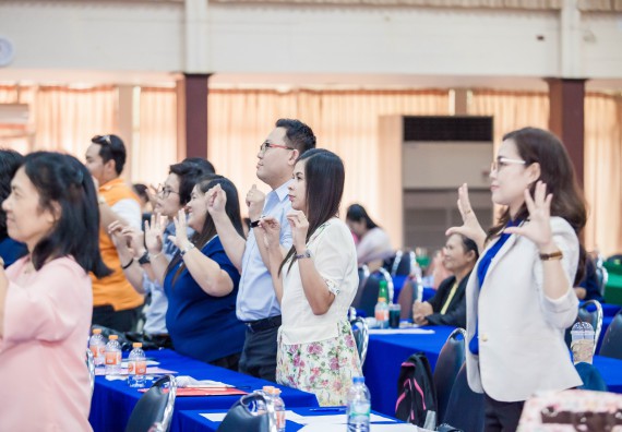 ภาพกิจกรรม ศูนย์วิทยาศาสตร์และวิทยาศาสตร์ประยุกต์ เข้าร่วมโครงการบรรยายพิเศษ เรื่อง การเสริมสร้างวัฒนธรรมคุณธรรมในมหาวิทยาลัยราชภัฏกำแพงเพชร
