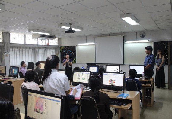 ภาพกิจกรรม โปรแกรมวิชาวิทยาการคอมพิวเตอร์ จัดการอบรมเชิงปฏิบัติการการสร้างเพจบนสื่อสังคมออนไลน์เพื่อประกอบธุรกิจบนเครือข่าย