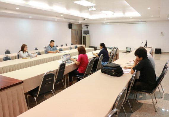 ภาพกิจกรรม คณะวิทยาศาสตร์และเทคโนโลยี จัดการประชุม เรื่อง อาจารย์ที่ปรึกษาหมู่เรียน