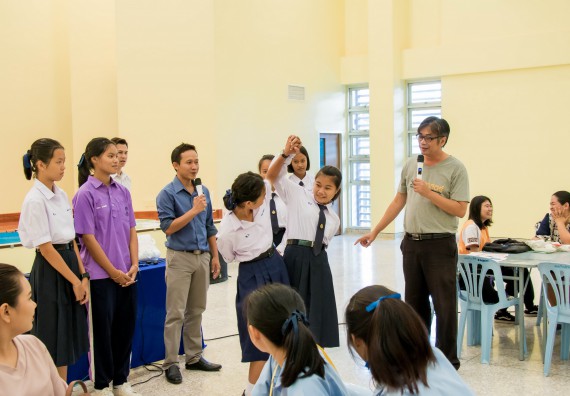 ภาพกิจกรรม คณะวิทยาศาสตร์และเทคโนโลยี จัดอบรมโครงงานวิทยาศาสตร์