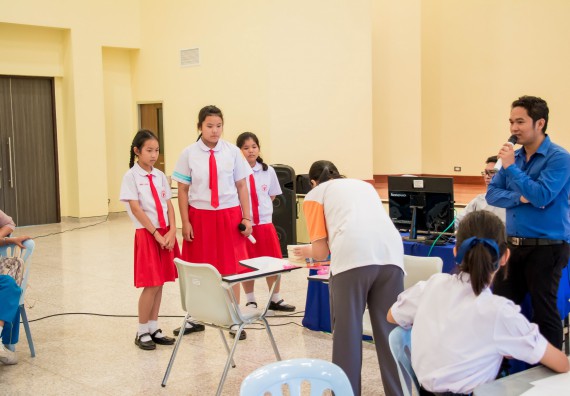 ภาพกิจกรรม คณะวิทยาศาสตร์และเทคโนโลยี จัดอบรมโครงงานวิทยาศาสตร์