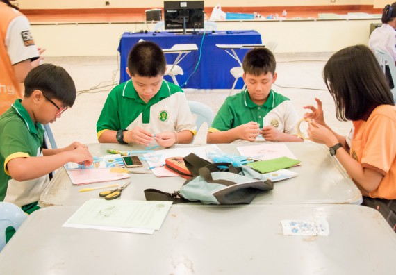 ภาพกิจกรรม คณะวิทยาศาสตร์และเทคโนโลยี จัดอบรมโครงงานวิทยาศาสตร์