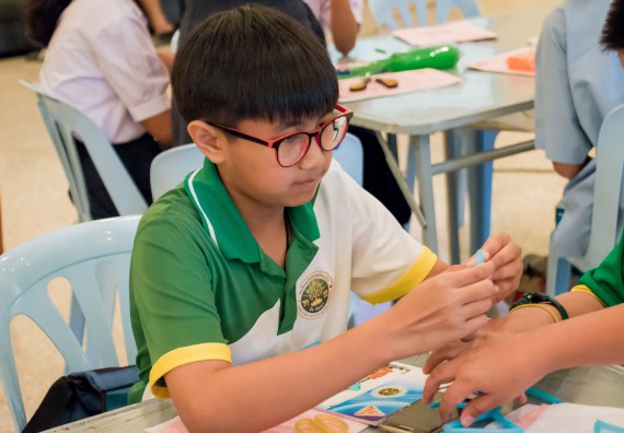 ภาพกิจกรรม คณะวิทยาศาสตร์และเทคโนโลยี จัดอบรมโครงงานวิทยาศาสตร์