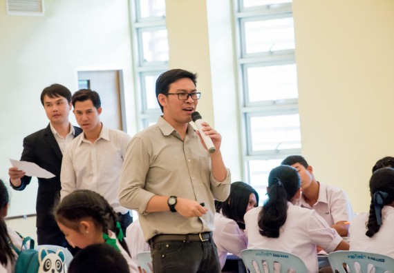 ภาพกิจกรรม คณะวิทยาศาสตร์และเทคโนโลยี จัดอบรมโครงงานวิทยาศาสตร์