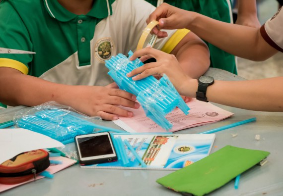 ภาพกิจกรรม คณะวิทยาศาสตร์และเทคโนโลยี จัดอบรมโครงงานวิทยาศาสตร์