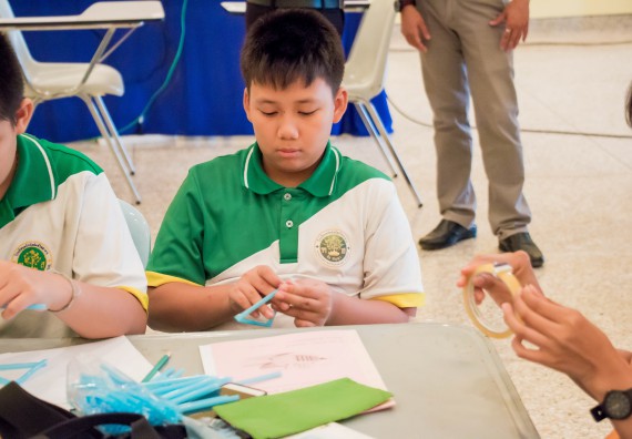 ภาพกิจกรรม คณะวิทยาศาสตร์และเทคโนโลยี จัดอบรมโครงงานวิทยาศาสตร์