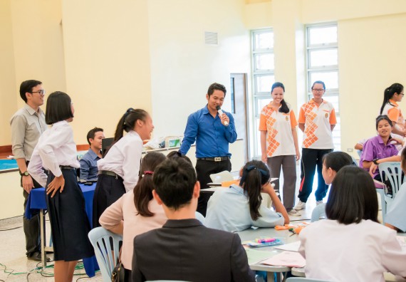 ภาพกิจกรรม คณะวิทยาศาสตร์และเทคโนโลยี จัดอบรมโครงงานวิทยาศาสตร์