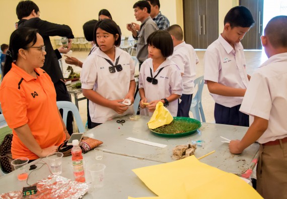 ภาพกิจกรรม คณะวิทยาศาสตร์และเทคโนโลยี จัดอบรมโครงงานวิทยาศาสตร์