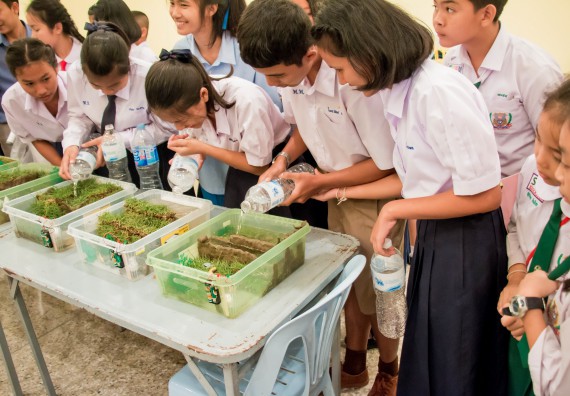 ภาพกิจกรรม คณะวิทยาศาสตร์และเทคโนโลยี จัดอบรมโครงงานวิทยาศาสตร์
