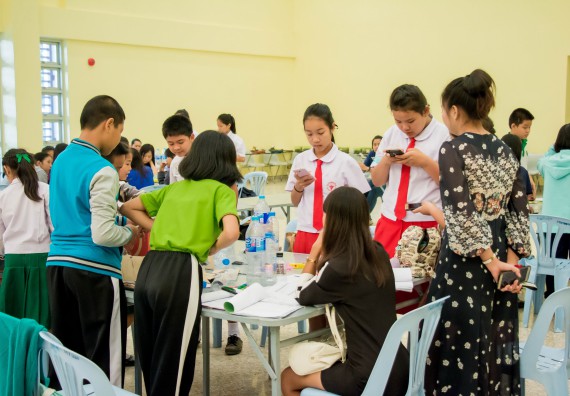 ภาพกิจกรรม คณะวิทยาศาสตร์และเทคโนโลยี จัดอบรมโครงงานวิทยาศาสตร์