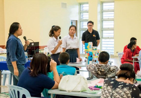ภาพกิจกรรม คณะวิทยาศาสตร์และเทคโนโลยี จัดอบรมโครงงานวิทยาศาสตร์
