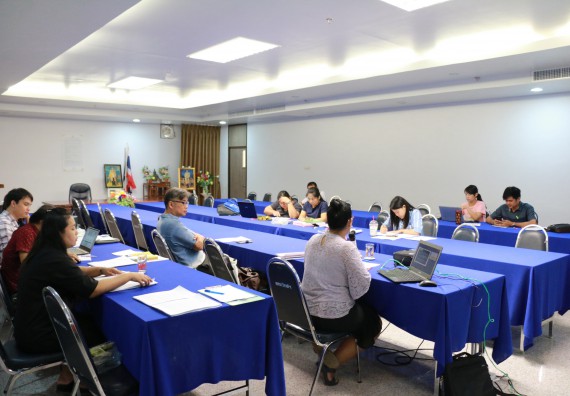 ภาพกิจกรรม คณะวิทยาศาสตร์และเทคโนโลยี จัดกิจกรรมการอบรมเชิงปฏิบัติการ เรื่อง การเขียนรายงานการประกันคุณภาพการศึกษาระดับหลักสูตร