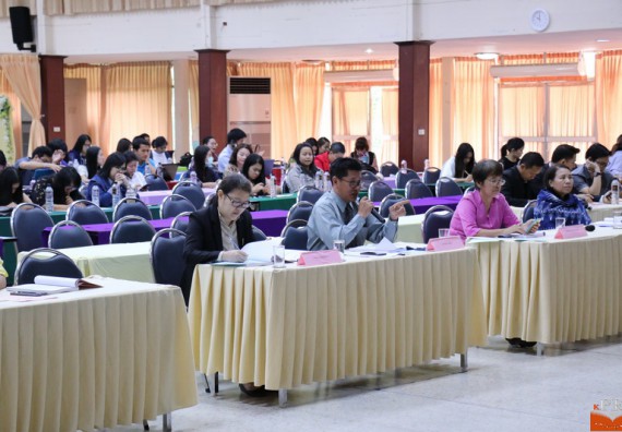 ภาพกิจกรรม คณะวิทยาศาสตร์และเทคโนโลยี เข้าร่วมโครงการนำเสนอแนวปฏิบัติที่ดีของหลักสูตร หน่วยงานสายสนับสนุน ด้านการบริการวิชาการ ด้านศิลปวัฒนธรรม ด้านการวิจัย และด้านการบูรณาการพันธกิจ ประจำปีการศึกษา 2560