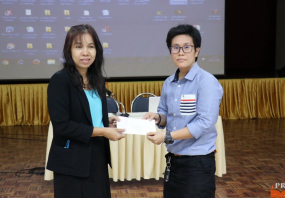 ภาพกิจกรรม คณะวิทยาศาสตร์และเทคโนโลยี เข้าร่วมโครงการนำเสนอแนวปฏิบัติที่ดีของหลักสูตร หน่วยงานสายสนับสนุน ด้านการบริการวิชาการ ด้านศิลปวัฒนธรรม ด้านการวิจัย และด้านการบูรณาการพันธกิจ ประจำปีการศึกษา 2560