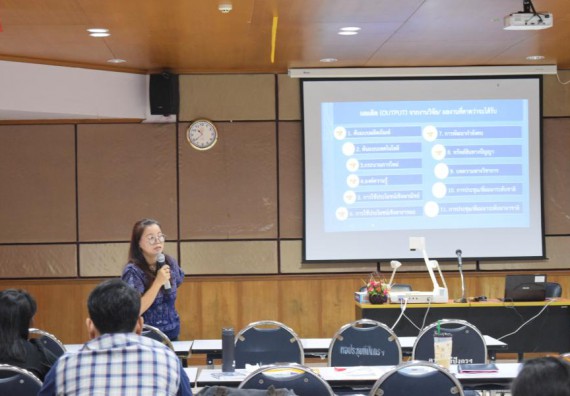 ภาพกิจกรรม คณะวิทยาศาสตร์และเทคโนโลยี เข้าร่วมอบรมการพัฒนาชุดโครงการวิจัยร่วมกับพี่เลี้ยงนักวิจัย