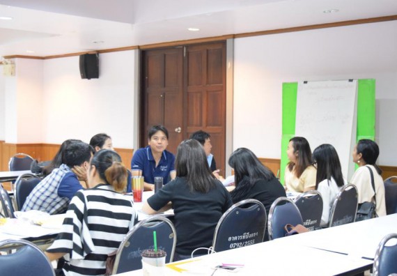 ภาพกิจกรรม คณะวิทยาศาสตร์และเทคโนโลยี เข้าร่วมอบรมการพัฒนาชุดโครงการวิจัยร่วมกับพี่เลี้ยงนักวิจัย