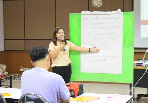 ภาพกิจกรรม คณะวิทยาศาสตร์และเทคโนโลยี เข้าร่วมอบรมการพัฒนาชุดโครงการวิจัยร่วมกับพี่เลี้ยงนักวิจัย