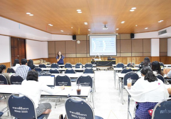 ภาพกิจกรรม คณะวิทยาศาสตร์และเทคโนโลยี เข้าร่วมอบรมการพัฒนาชุดโครงการวิจัยร่วมกับพี่เลี้ยงนักวิจัย