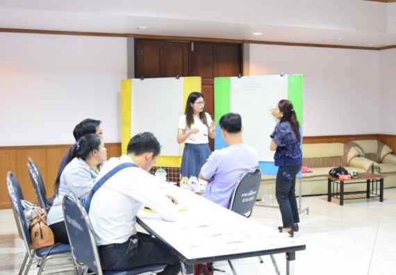 ภาพกิจกรรม คณะวิทยาศาสตร์และเทคโนโลยี เข้าร่วมอบรมการพัฒนาชุดโครงการวิจัยร่วมกับพี่เลี้ยงนักวิจัย