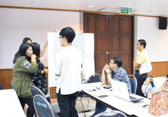 ภาพกิจกรรม คณะวิทยาศาสตร์และเทคโนโลยี เข้าร่วมอบรมการพัฒนาชุดโครงการวิจัยร่วมกับพี่เลี้ยงนักวิจัย