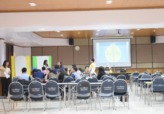 ภาพกิจกรรม คณะวิทยาศาสตร์และเทคโนโลยี เข้าร่วมอบรมการพัฒนาชุดโครงการวิจัยร่วมกับพี่เลี้ยงนักวิจัย