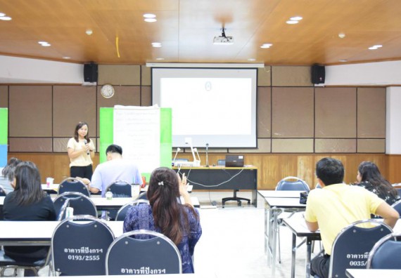 ภาพกิจกรรม คณะวิทยาศาสตร์และเทคโนโลยี เข้าร่วมอบรมการพัฒนาชุดโครงการวิจัยร่วมกับพี่เลี้ยงนักวิจัย