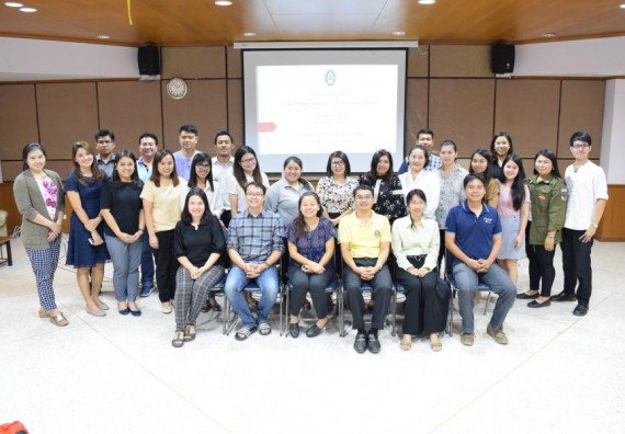 ภาพกิจกรรม คณะวิทยาศาสตร์และเทคโนโลยี เข้าร่วมอบรมการพัฒนาชุดโครงการวิจัยร่วมกับพี่เลี้ยงนักวิจัย