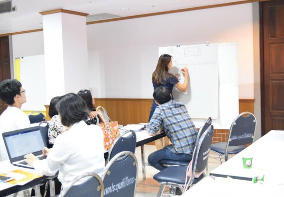 ภาพกิจกรรม คณะวิทยาศาสตร์และเทคโนโลยี เข้าร่วมอบรมการพัฒนาชุดโครงการวิจัยร่วมกับพี่เลี้ยงนักวิจัย