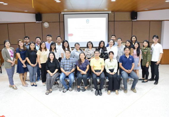 ภาพกิจกรรม คณะวิทยาศาสตร์และเทคโนโลยี เข้าร่วมอบรมการพัฒนาชุดโครงการวิจัยร่วมกับพี่เลี้ยงนักวิจัย