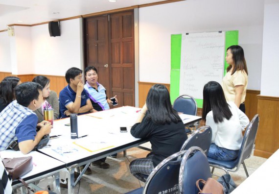 ภาพกิจกรรม คณะวิทยาศาสตร์และเทคโนโลยี เข้าร่วมอบรมการพัฒนาชุดโครงการวิจัยร่วมกับพี่เลี้ยงนักวิจัย