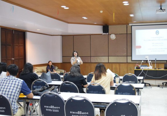 ภาพกิจกรรม คณะวิทยาศาสตร์และเทคโนโลยี เข้าร่วมอบรมการพัฒนาชุดโครงการวิจัยร่วมกับพี่เลี้ยงนักวิจัย