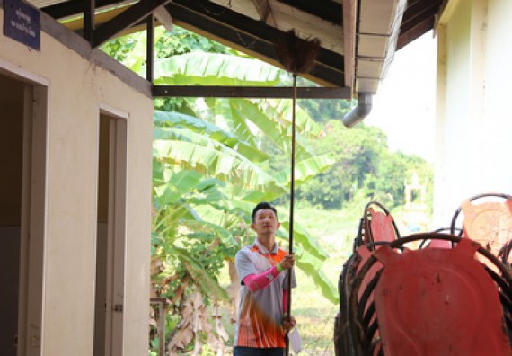 ภาพกิจกรรม คณะวิทยาศาสตร์และเทคโนโลยี เข้าร่วมกิจกรรมวันจิตอาสามหาวิทยาลัยไทย