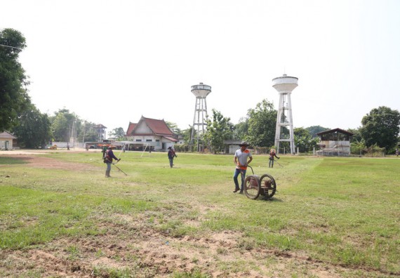 ภาพกิจกรรม คณะวิทยาศาสตร์และเทคโนโลยี เข้าร่วมกิจกรรมวันจิตอาสามหาวิทยาลัยไทย