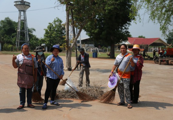 ภาพกิจกรรม คณะวิทยาศาสตร์และเทคโนโลยี เข้าร่วมกิจกรรมวันจิตอาสามหาวิทยาลัยไทย