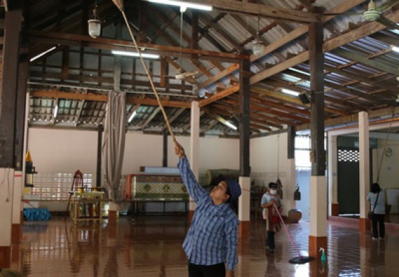 ภาพกิจกรรม คณะวิทยาศาสตร์และเทคโนโลยี เข้าร่วมกิจกรรมวันจิตอาสามหาวิทยาลัยไทย