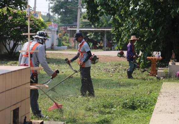 ภาพกิจกรรม คณะวิทยาศาสตร์และเทคโนโลยี เข้าร่วมกิจกรรมวันจิตอาสามหาวิทยาลัยไทย