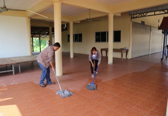 ภาพกิจกรรม คณะวิทยาศาสตร์และเทคโนโลยี เข้าร่วมกิจกรรมวันจิตอาสามหาวิทยาลัยไทย