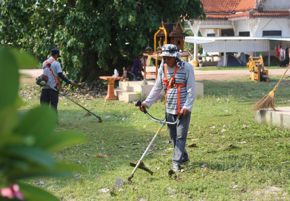 ภาพกิจกรรม คณะวิทยาศาสตร์และเทคโนโลยี เข้าร่วมกิจกรรมวันจิตอาสามหาวิทยาลัยไทย