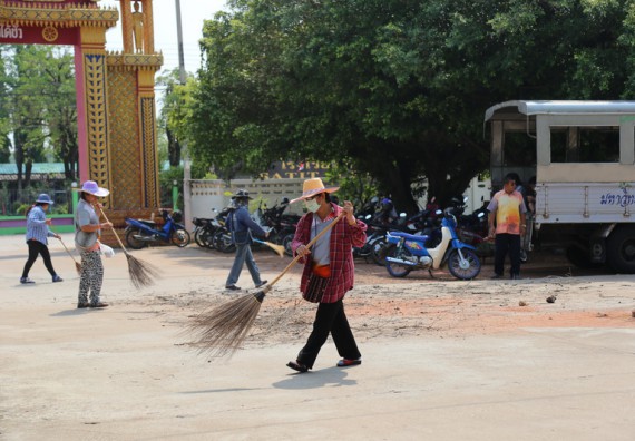 ภาพกิจกรรม คณะวิทยาศาสตร์และเทคโนโลยี เข้าร่วมกิจกรรมวันจิตอาสามหาวิทยาลัยไทย