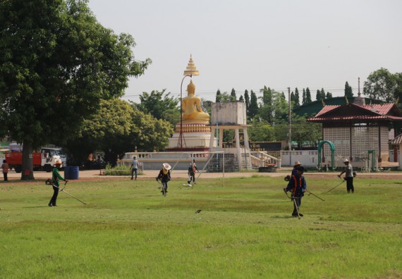 ภาพกิจกรรม คณะวิทยาศาสตร์และเทคโนโลยี เข้าร่วมกิจกรรมวันจิตอาสามหาวิทยาลัยไทย