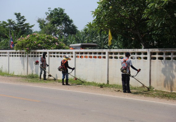 ภาพกิจกรรม คณะวิทยาศาสตร์และเทคโนโลยี เข้าร่วมกิจกรรมวันจิตอาสามหาวิทยาลัยไทย