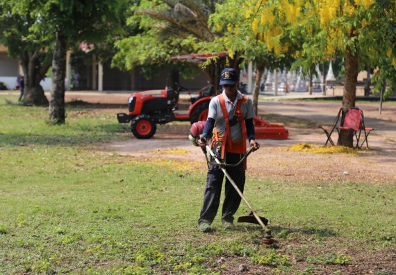 ภาพกิจกรรม คณะวิทยาศาสตร์และเทคโนโลยี เข้าร่วมกิจกรรมวันจิตอาสามหาวิทยาลัยไทย