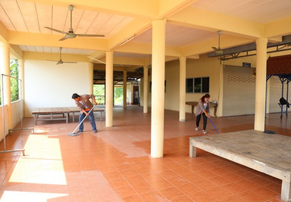 ภาพกิจกรรม คณะวิทยาศาสตร์และเทคโนโลยี เข้าร่วมกิจกรรมวันจิตอาสามหาวิทยาลัยไทย