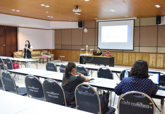 ภาพกิจกรรม คณะวิทยาศาสตร์และเทคโนโลยี เข้าร่วมนำเสนอผลการจัดการความรู้ ประจำปีการศึกษา 2560