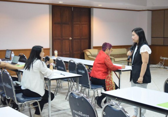 ภาพกิจกรรม คณะวิทยาศาสตร์และเทคโนโลยี เข้าร่วมนำเสนอผลการจัดการความรู้ ประจำปีการศึกษา 2560